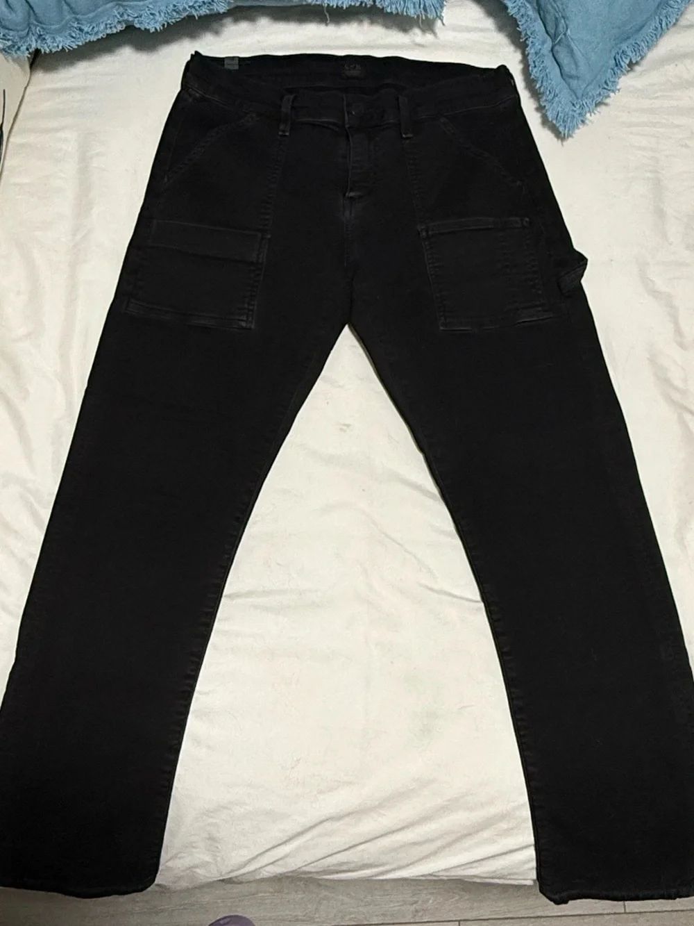 Citizens Of Humanity Black Straight-Leg Jeans